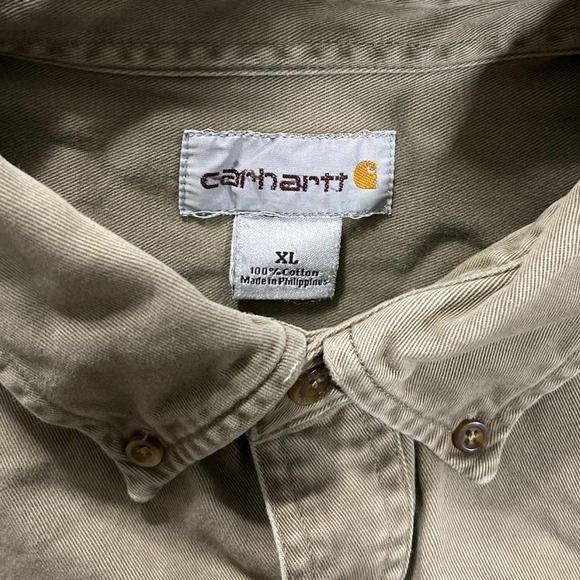 Button Up Workwear Collar Outdoors 100%‎ Cotton Men's XL - Picture 3 of 8